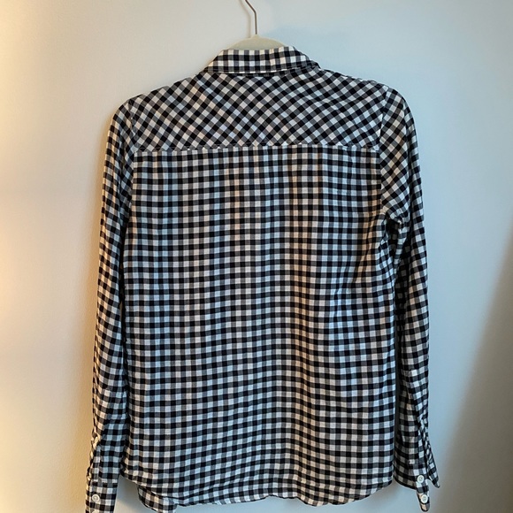 J. Crew picnic table print button down! - Picture 4 of 4